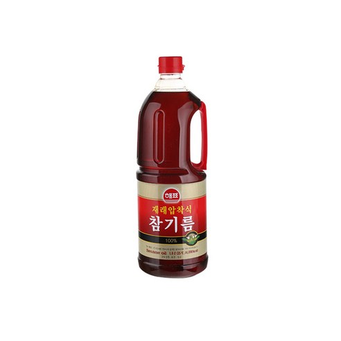 해표 재래압착식 참기름1.8L