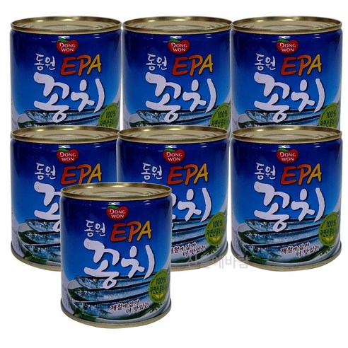 동원 꽁치 통조림 꽁치캔, 280g, 7개