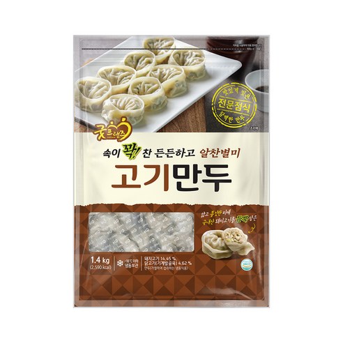 굿프랜즈 고기손만두 1400g, 1개, 1.4kg