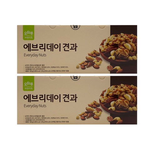 오하루 자연가득 에브리데이 견과 25봉