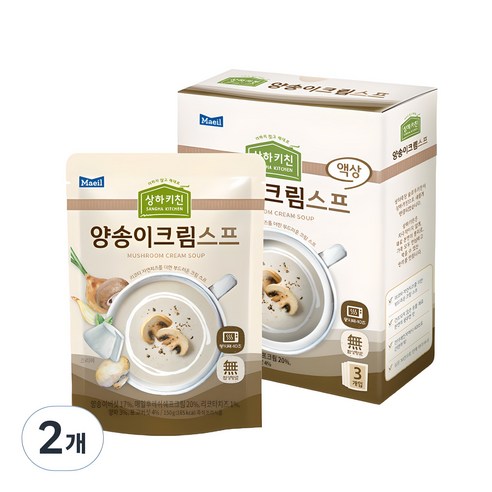 매일유업 상하키친 양송이크림스프 즉석스프