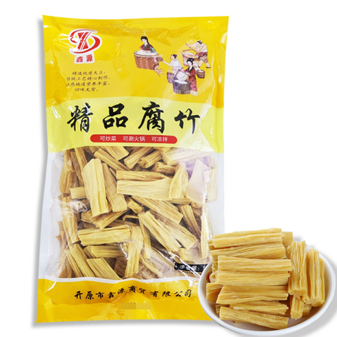 왕부정 중국식품 푸주 두부식품 큰포장 대용량 훠궈 마라탕 식재료 500g, 500g, 1개