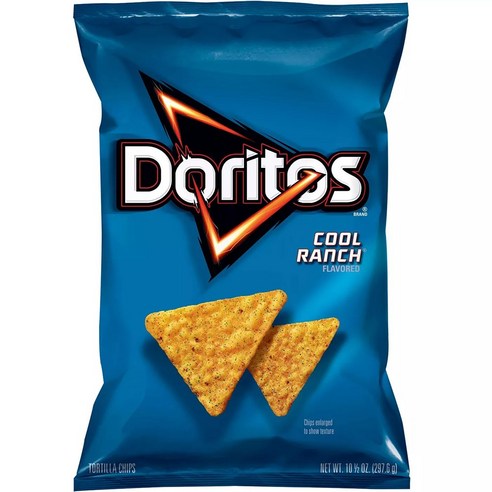 [미국직배송]프리토레이 도리토스 쿨 렌치 나초칩 297.6g, Doritos Cool Ranch Chips