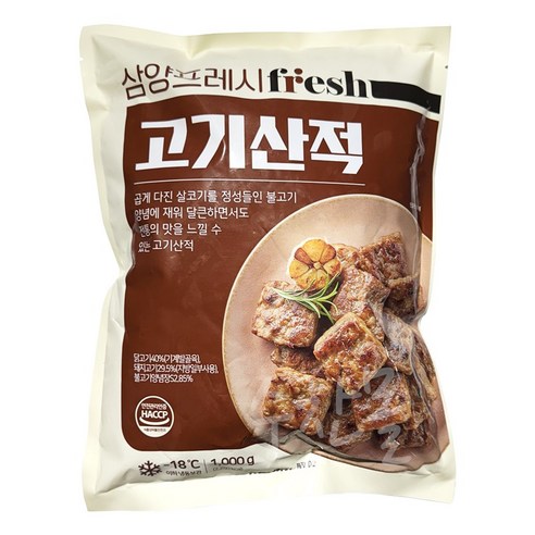 [자연맘스토리] 삼양 고기산적 1kg x 3개