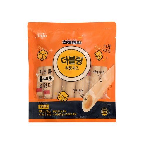 천하장사 더블링 뿌링치즈 파우치