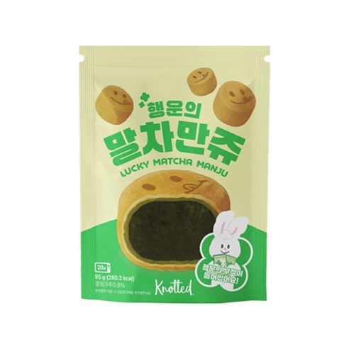노티드 행운의 말차만쥬 95g x 3개, 3개, 95g