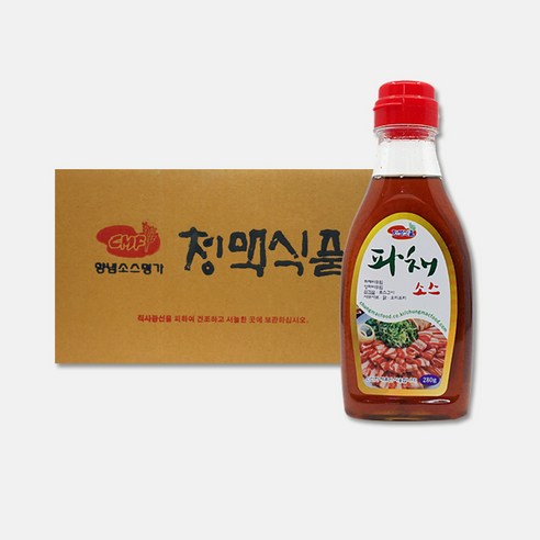 청맥 파채소스 280g 1박스 양파절임 무침