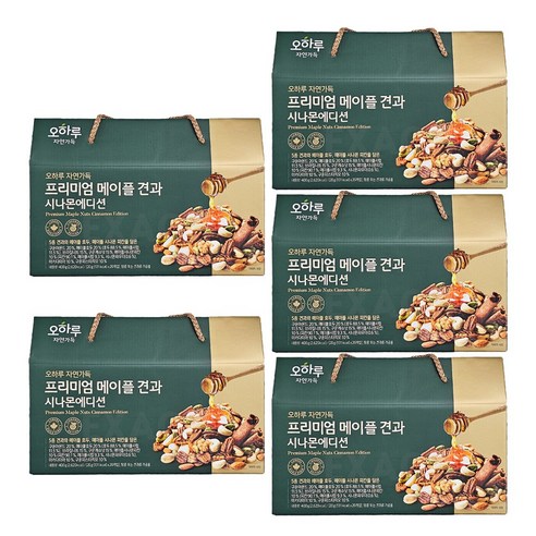 오하루 자연가득 프리미엄 메이플 견과 시나몬에디션 20g x 20개입