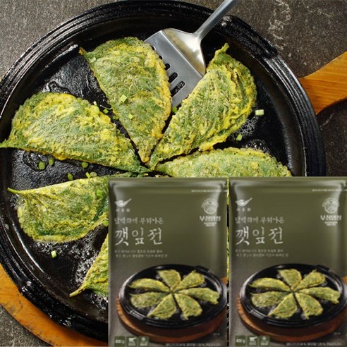 사옹원 깻잎전 / 혼술 안주 명절 제사 음식, 20개, 300g