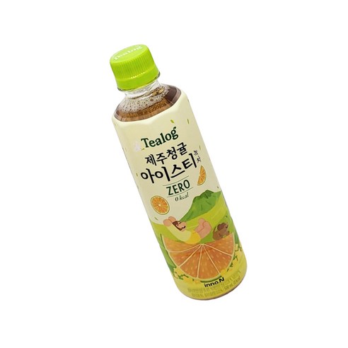 이노엔 티로그 제주청귤 아이스티, 500ml, 18개