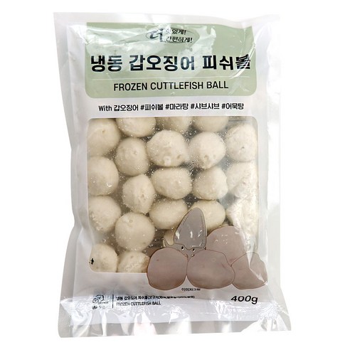 [대국맛짱] 더맛있게 간편하게 갑오어완자 피쉬볼 갑오징어볼 [일요일/당일발송]