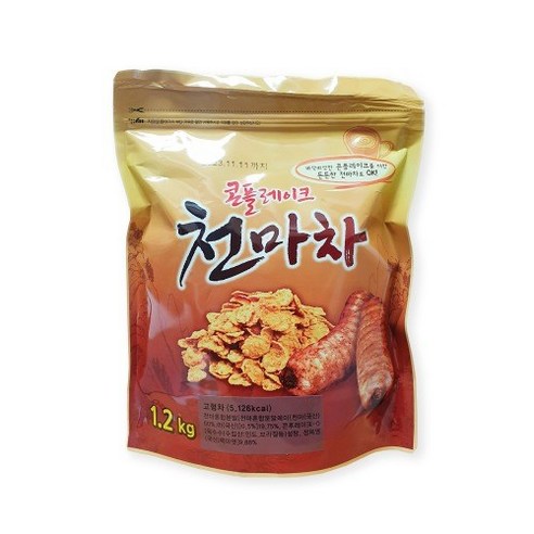 동일콘플레이크천마차(대용량)1.2kg, 20g, 1개, 60개입
