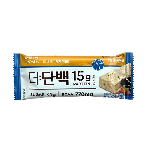 빙그레 tft 더단백 마일드바 아몬드쿠키 9p