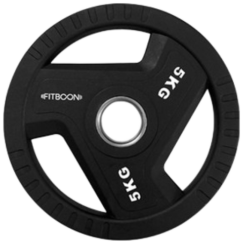 핏분 핏분 바벨 원판 우레탄 50mm 중량 플레이트 무소음 마찰방지 TPU소재 FTP-001, 1개, 5kg