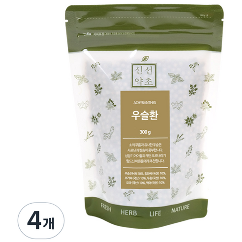 신선약초 우슬환, 4개, 300g