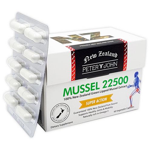 피터앤존 뉴질랜드 초록입홍합 22500mg 60캡슐