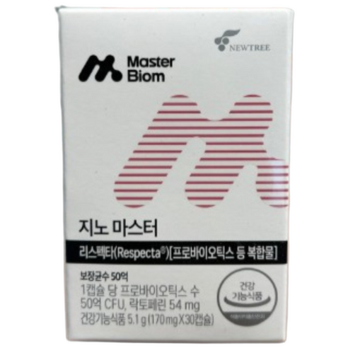 마스터바이옴 지노 마스터 170mg, 30정, 1박스