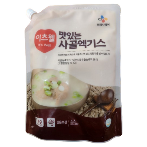 CJ 이츠웰 맛있는 사골엑기스 1kg [무료배송]