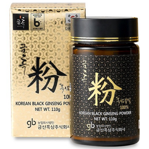 금흑분 흑삼분말 110g (구증구포 흑삼 100%)