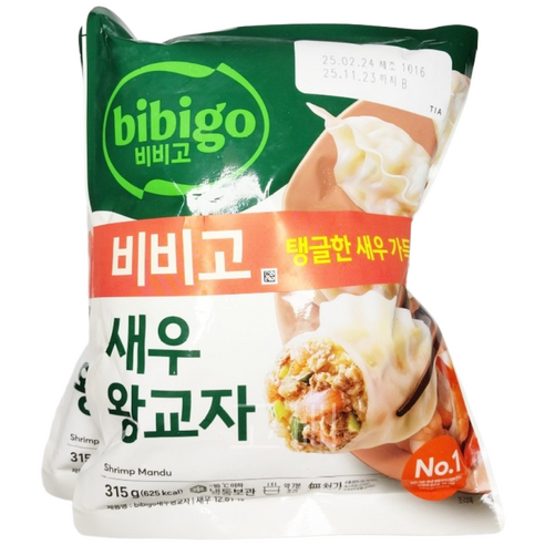 비비고 새우 왕교자, 315g, 10개
