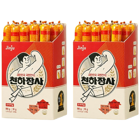 진주햄 천하장사 오리지널 800g X 2ea [최신제조], 800g, 2개