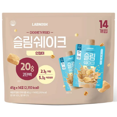 랩노쉬 슬림쉐이크 인절미