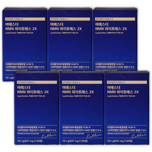 에스더포뮬러 여에스더 NMN 파이토에스 2X 12박스 (360매), 12박스, 30회분