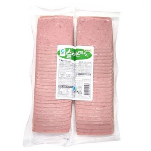 청정원 슬라이스햄 에스, 1kg, 2개