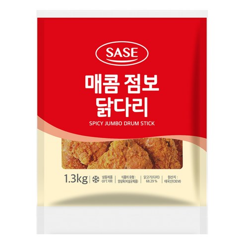 사세 매콤점보닭다리, 1.3kg, 4개