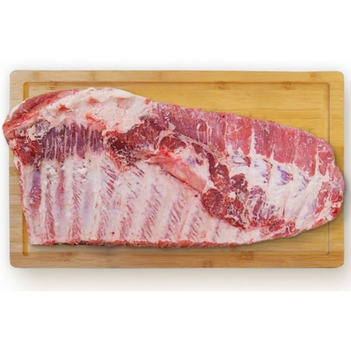 스페어립원육3.8kg~5.5kg(2피스) 선택 가능  삼겹갈비/도매가격/ 살많고/대왕사이즈/통스페어립/바베큐용/숯불구이용/텍사스바베