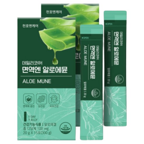 천호엔케어 데일리코어 면역엔 알로에뮨 15p