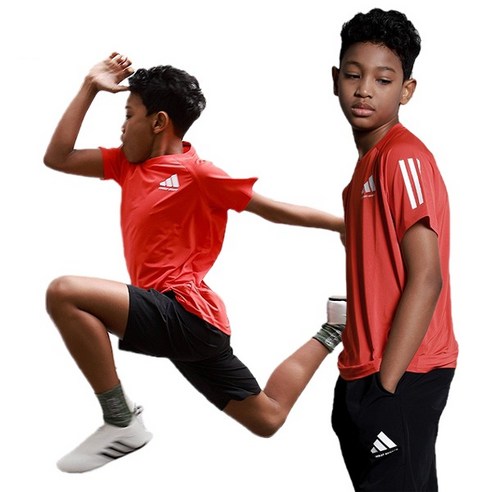 아디다스 3S 여름2PCS (RED/BLACK)
