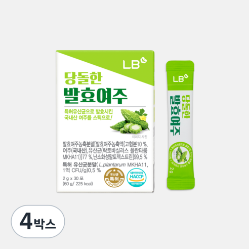 당돌한 발효 여주 30포, 4박스, 60g