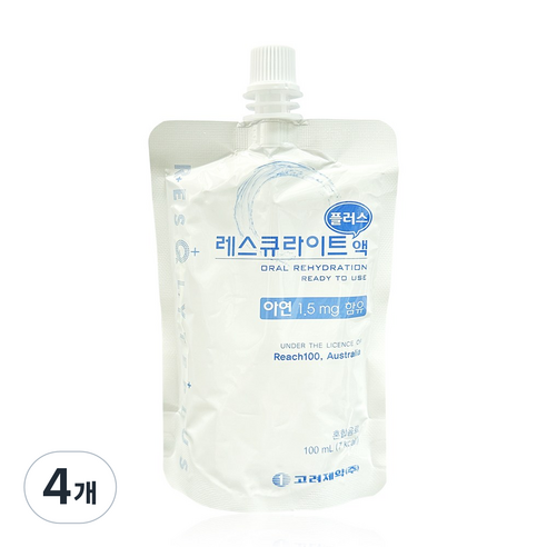 고려제약 레스큐라이트 플러스액 마시는 포도당 비타민 혼합음료 어린이