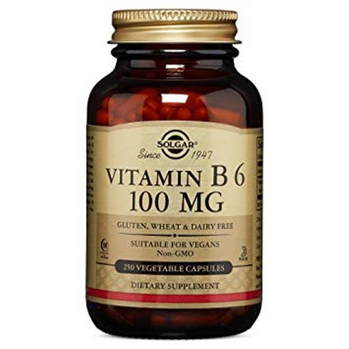 솔가 비타민 B6 100mg 베지터블 캡슐