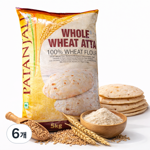 Patanjali WHOLE WHEAT ATTA (통 밀가루)