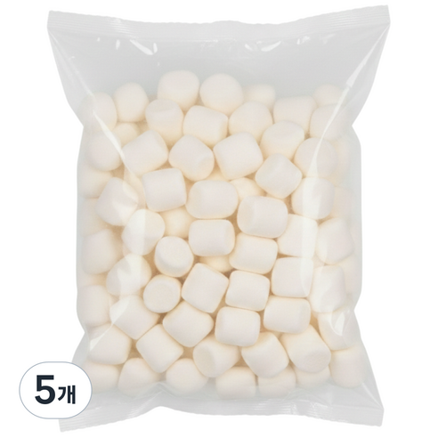 시그니처 화이트 마시멜로 대용량, 1kg, 5개