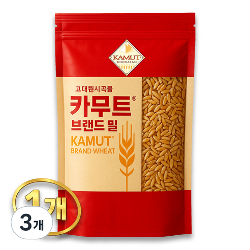 고대곡물 정품 카무트쌀, 3개, 2kg