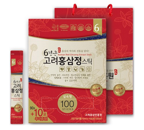 고려홍삼진흥원 절편 주요 효능 이미지