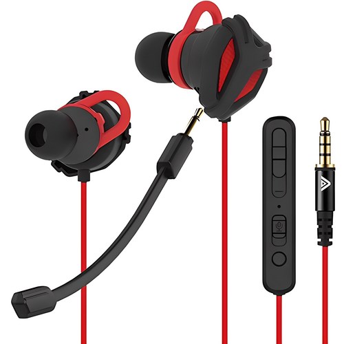 사운드판다 드라이버 게이밍 이어폰, SPE-G9 Light, RED