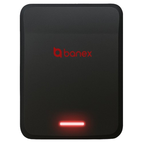 바넥스 무선 하이패스 단말기 BX400, USB케이블 + 일반거치대, 블랙