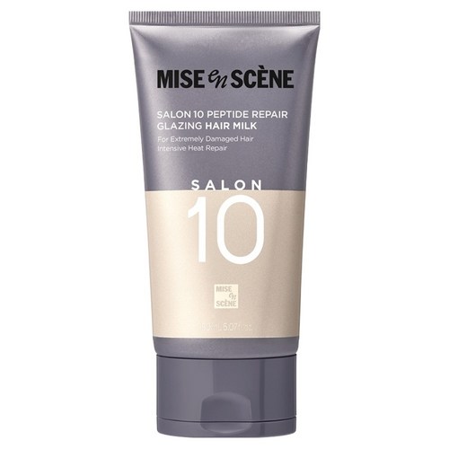 미쟝센 살롱10 펩타이드 리페어 열보호 헤어에센스 글레이징 헤어밀크, 1개, 150ml