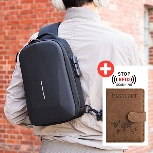 [RFID차단 여권지갑 증정] 소울웍스 도난방지 가방 크로스백