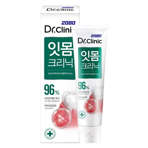 2080 닥터크리닉 잇몸치약, 120g, 1개
