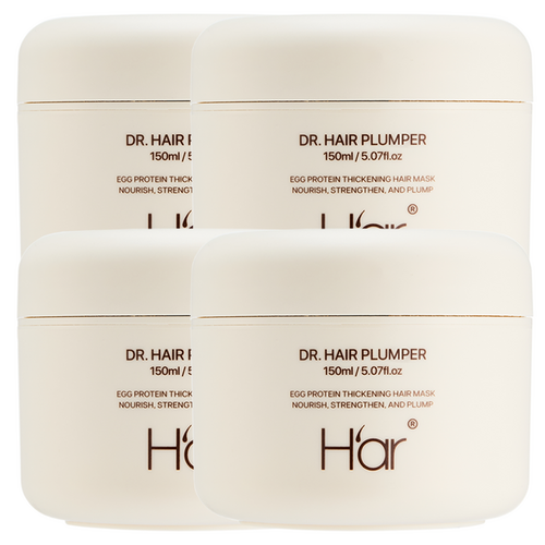 하아르 계란유래 단백질 닥터헤어플럼퍼 헤어팩 트리트먼트, 4개, 150ml