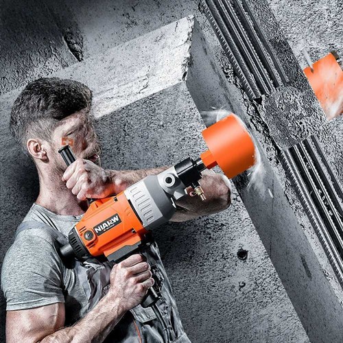 NIARW 건식코아드릴 (습식겸용) 에어컨 벽 배관 콘트리트 천공 타공 비트포함, 3380W 기본구성, 1개