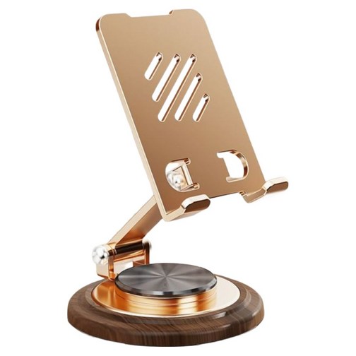 엔베스트 회전 접이식 우드 태블릿 거치대