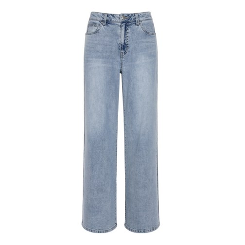 백화점 정품  25년 신상 게스 여성 L톤 뉴와이드 데님 청바지