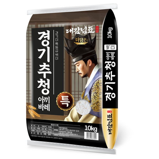 더담은 경기미 추청 아끼바레 쌀 특등급, 특등급, 10kg, 1개
