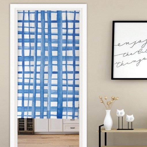 스타 물감 패턴 파티션 커튼  봉